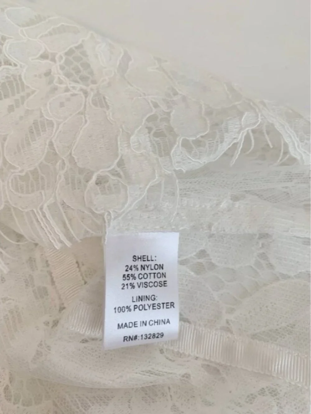 Helsa The Lace Column Dress-White - Picture 13 of 13